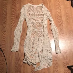 Lace sweater!